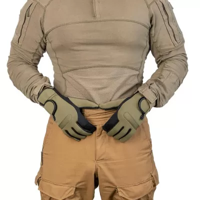 Перчатки рыбацкие CATCHER неопрен., цв.хаки р.XL (HS-HY-D14-XL) Helios