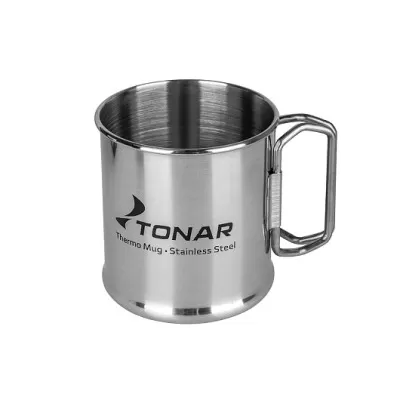Термокружка ТОНАР 300ML металлическая скл. ручки (T.TK-035-300)447999