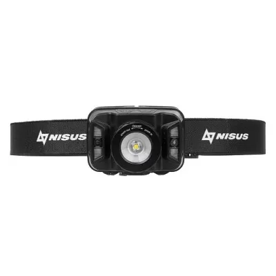 Фонарь NISUS налобный сенсорный 380 LM, IP44, USB (N-FN-HL18) 