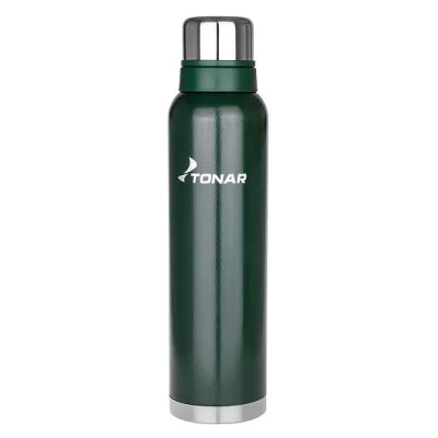 Термос (HS.TM-059-G) 1600ML с ситечком зеленый (2 крышки-кружки) TONAR447504
