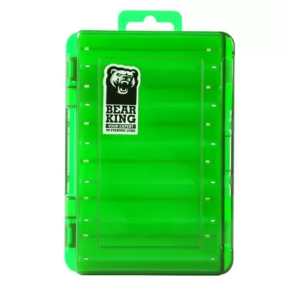 Коробка BEARKING 140мм*100мм*32мм H01-G зеленая 448354
