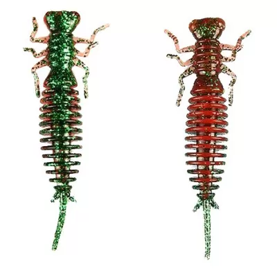 Силиконовая приманка Bearking  LARVA 50mm/1.0g/10шт, цвет D
