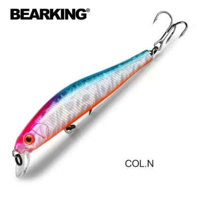 Воблер Bearking Black Rat (Rigge) 90SF, 90мм, 10g (0.5-1.3м), цв. N448412
