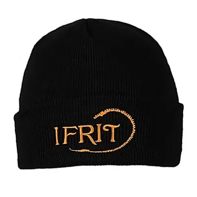 Шапка с отворотом "IFRIT RAN" 100% акрил (Цвет Черный, Размер 57-60)436821