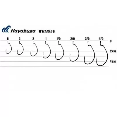 Хаябуса крючок WRM956 №4/0  5шт