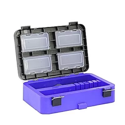 Ящик зимний HELIOS  серый/синий (HS-IB-19-GB) /кор.6шт/
