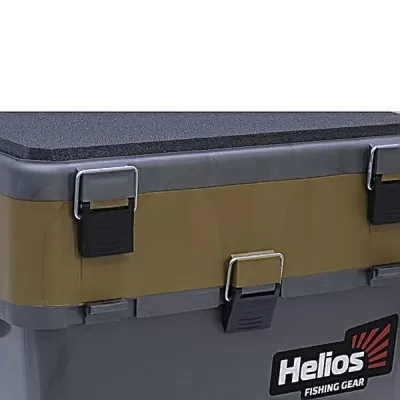 Ящик зимний HELIOS  серый/золото (HS-IB-19-GGo) /кор.6шт/