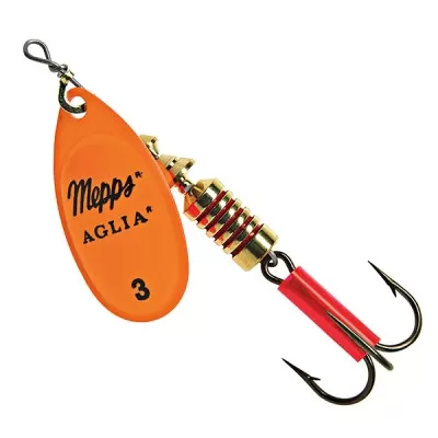 Блесна Mepps Aglia Fluo Orange (оранжевая) №3 (6.5гр)