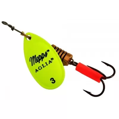Блесна Mepps в блистере Aglia Fluo Chartreuse (лимонная) №3 (6.5гр)449425