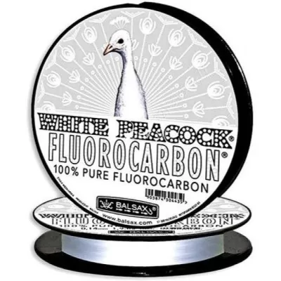 Леска BALSAX Fluorocarbon WHITE PEACOCK 30м  (0,06мм)402160