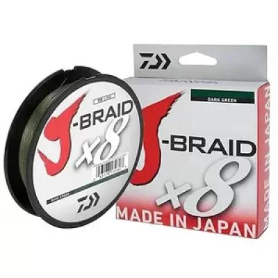 Леска плетеная DAIWA "J-Braid X8" 0,06мм/150м (зеленая)410879