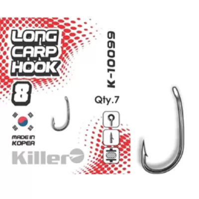 Крючок Killer LONG CARP HOOK № 8