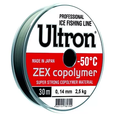 Леска ULTRON Zex Copolymer 30м (0,10мм)402533
