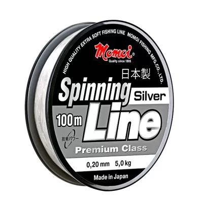 Леска MOMOI Spininng line silver 100м (0.16мм)402500