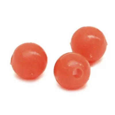 Бусина фидерная Namazu Soft Beads, PVC, овальная, d-3,7 мм, L-5,2 мм, цв. фц. оранж. (20 шт.)436449