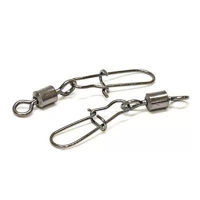 Вертлюг с застежкой Namazu ROLLING SWIVEL WITH NICE SNAP, цв. BN, р. 5, test-35 кг (уп.10 шт)