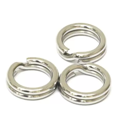 Заводное кольцо Namazu RING-A, цв. Cr, р. 5 ( d=7 mm), test-17 кг (уп.10 шт)