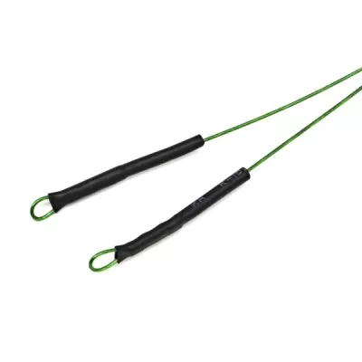 Поводок стальной NAMAZU 1х7 Nylon Coated Green, d-0,39 мм, L-30 см, с одинарным крючком №1/0