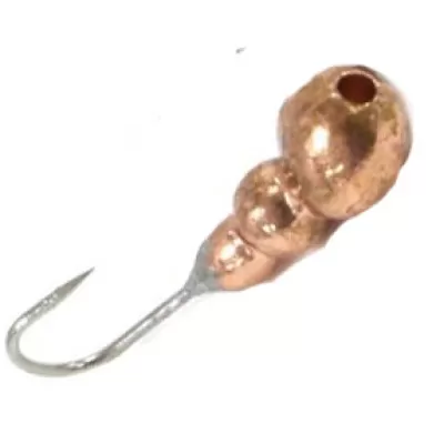Мормышка с отв. Муравей круглый медь 2.5мм (0,3 г)