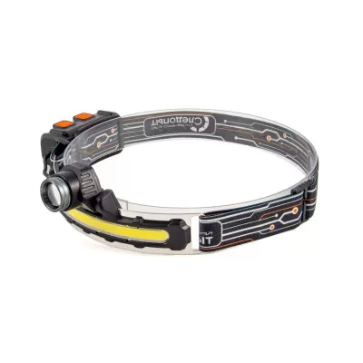 Фонарь налобный "СИБИРСКИЙ СЛЕДОПЫТ-FLOODLIGHT", 1 LED+1 COB, аккум. 220В/PF-PFL-HL58448842