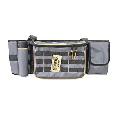 Сумка рыб. поясная "СЛЕДОПЫТ" Fishing Belt Bag, 74х22х10см, цв. серый/PF-FBB-G/PF-BPO-02411876