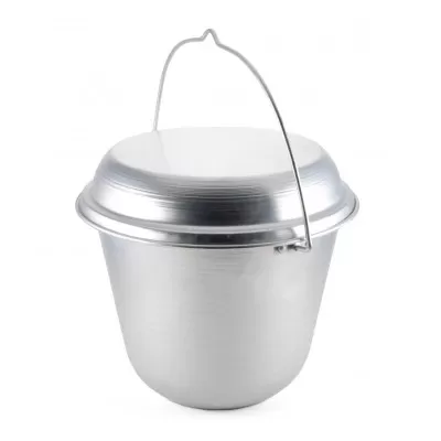 Котелок костровой СЛЕДОПЫТ конический, 9 л, алюм./PF-CWS-P116445075