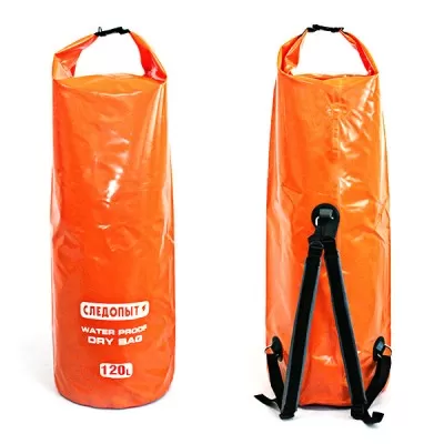 Гермомешок СЛЕДОПЫТ "Dry Bag" без лямок,  60 л, оранжевый/PF-DBS-60431405