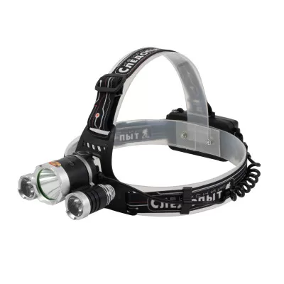 Фонарь налобный "Сибирский Следопыт -Fisher", 1LED WARM + 2 LED UV ,аккум.220В/PF-PFL-HL54446617