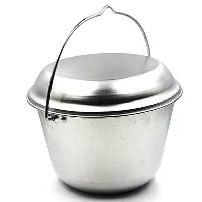 Котелок костровой СЛЕДОПЫТ конический, 6 л, алюм./PF-CWS-P98436369