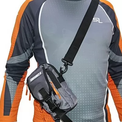 Сумка рыб. "СЛЕДОПЫТ" Street Fishing MultiLock V-Pouch, 22х12,5х8 см, цв. серый/PF-BBK-09