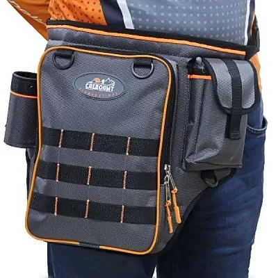 Сумка рыб. поясная "СЛЕДОПЫТ" Fishing Belt Bag, 74х22х10 см, цв. серый + 2 коробки Luno 20/PF-BPO-01