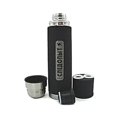 Термос СЛЕДОПЫТ "COSMOS" с двойной крышкой, 1л/PF-TM-06