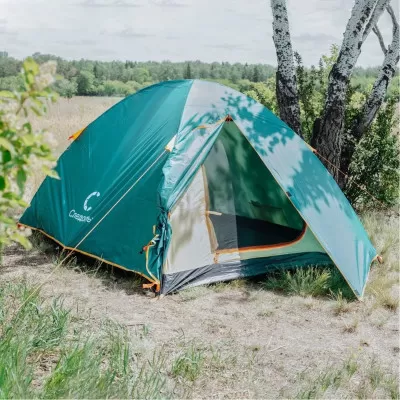 Палатка летняя двухслойная "СЛЕДОПЫТ- Venta 3", 3-х местная 280х190х120см/PF-TSS-04