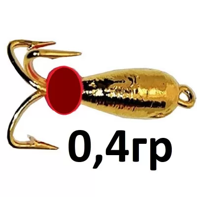 Мормышка чертик золото с украш 2.0мм (0.4гр) арт.144448948
