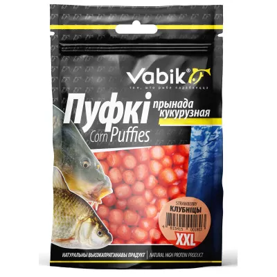 Приманка Vabik CORN PUFFIES XXL Клубника 20г436685