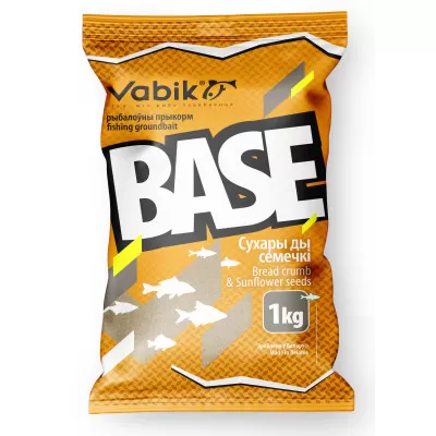 Прикормка Vabik BASE Сухари-Семечки 1кг448125