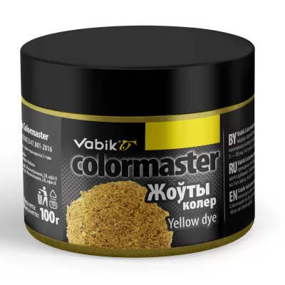 Компонент прикормки Vabik COLORMASTER Желтый 100г436227