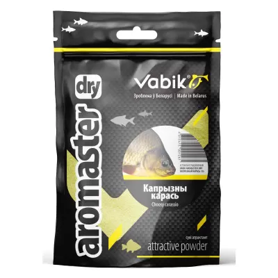 Аттрактант Vabik AROMASTER-DRY Капризный карась 100г436081