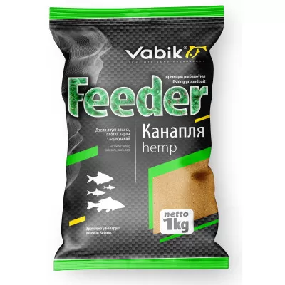 Прикормка VABIK FEEDER Конопля 1кг448120