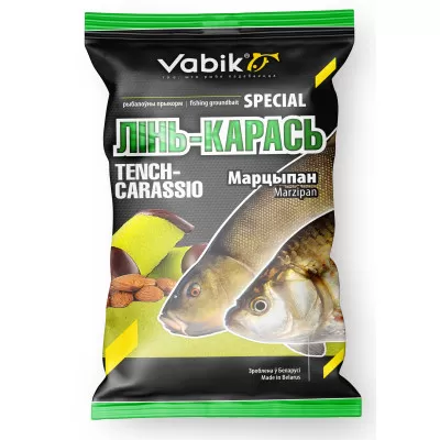 Прикормка Vabik SPECIAL Линь-карась Марципан зеленый 1кг409553