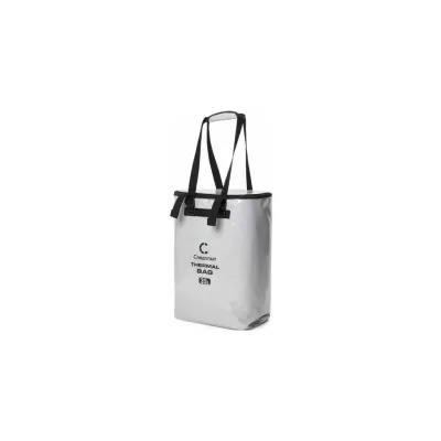Сумка изотермическая СЛЕДОПЫТ "ПВХ-Thermal Bag" -  35л (48Х20Х36СМ) цв. серый/PF-BI-TB09447241