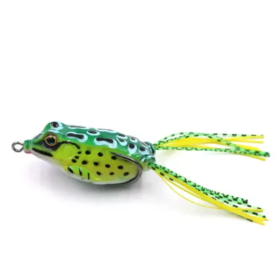 Мягкая приманка лягушка-незац. Namazu FROG, 45мм, 6г, цв.15,  YR Hooks  (BN) #1/0432438