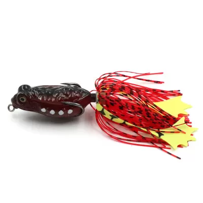 Мягкая приманка лягушка-незац. Namazu FROG с лапками, 48мм, 8г, цв.04, YR Hooks (BN) #1/0434502