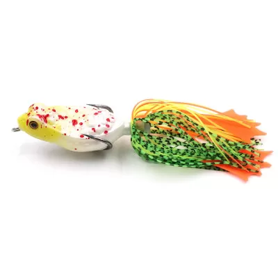 Мягкая приманка лягушка-незац. Namazu FROG с лапками, 48мм, 8г, цв.06, YR Hooks (BN) #1/0434504