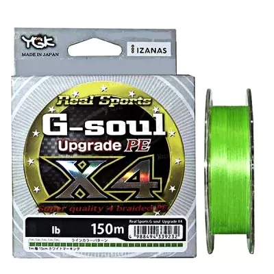 Леска рыб. YGK G-SOUL X4 UPGRADE 200M 0.6  12LB