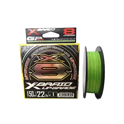 Леска рыб. YGK X-BRAID UPGRADE X8 150M 1.5 (30LB)